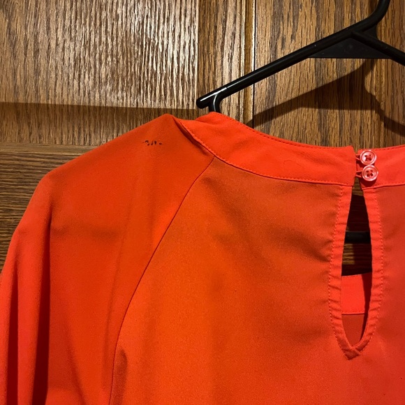 Banana Republic Small Orange/Rust Blouse - Picture 3 of 5